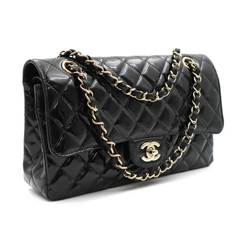 chanel patent leather flap bag|chanel patent leather handbags.